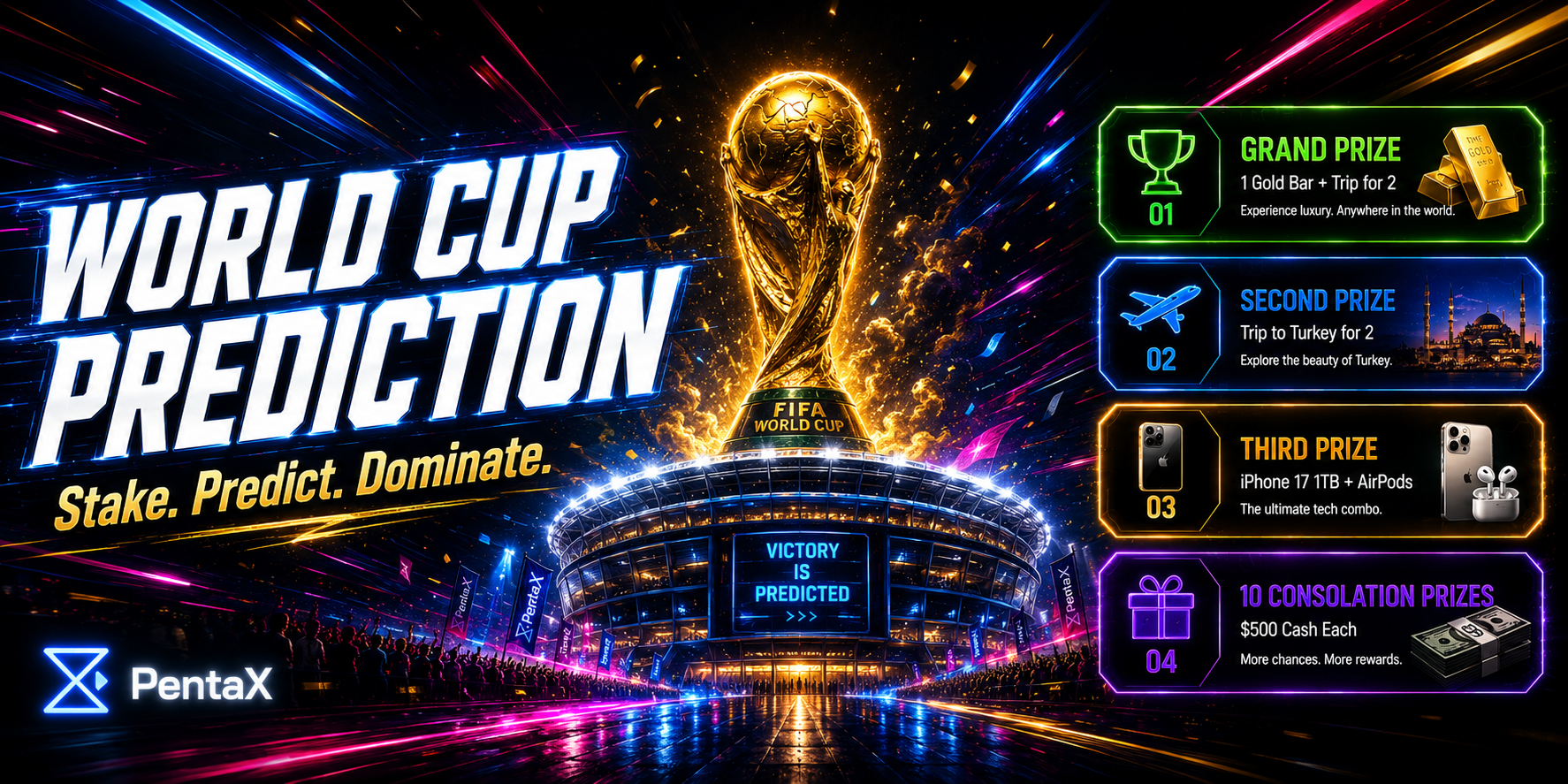 PentaX prediction market — promotional banner 1 of 7