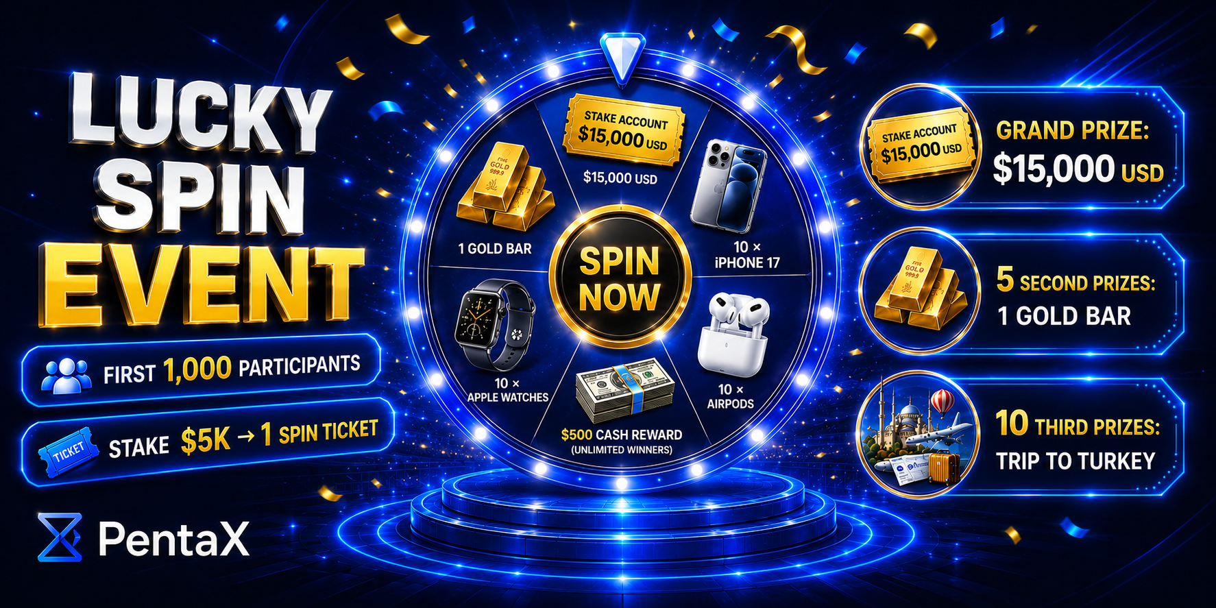 PentaX prediction market — promotional banner 2 of 7